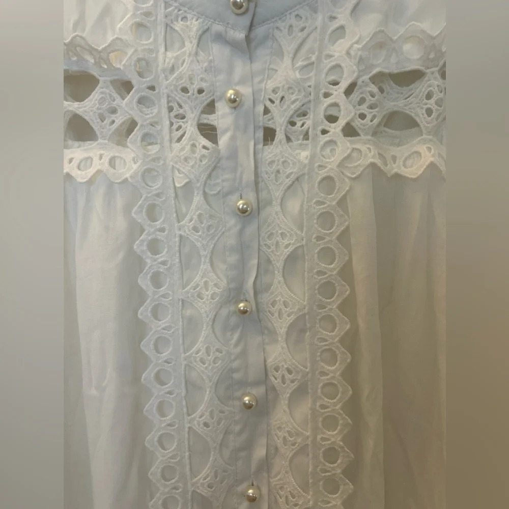 la shop couture white lace dress small - Picture 6 of 6